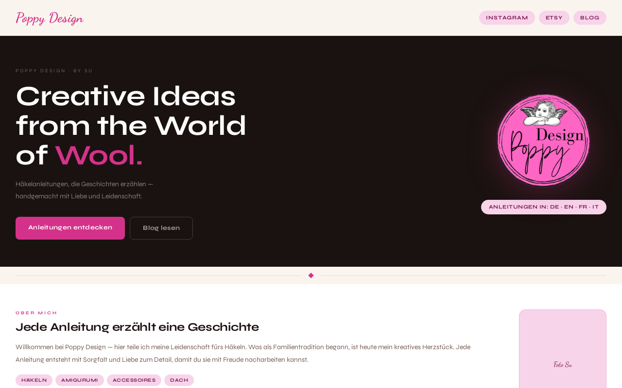Screenshot von Poppy Design